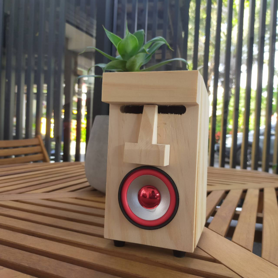 【OST017】摩艾藍芽音箱 DIY材料包 DIY木製喇叭