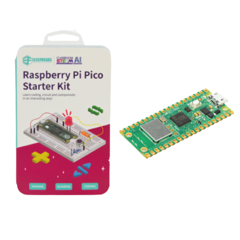【RPI085】Raspberry Pi 樹莓派 Pico Starter Kit 入門套件(含Pico W未焊排針)