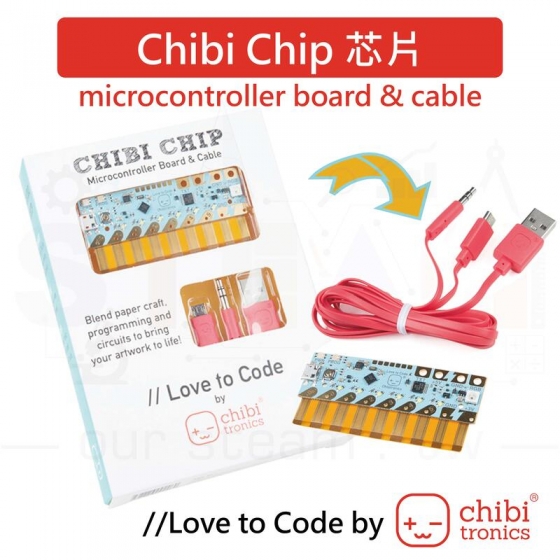 【CBT001】Chibi Chip microcontroller board & cable