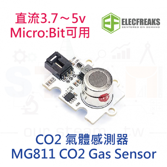 【ELF055】micro bit MG811 CO2 Gas Sensor Octopus CO2 氣體感測器 arduino