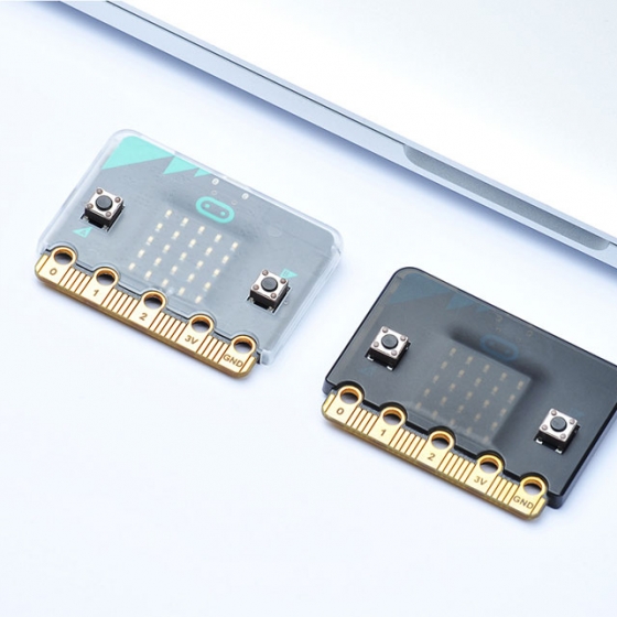 【ELF100】micro bit v1.5 專用 霧面白保護殼 micro bit v1.5 case white (不含micro:bit)