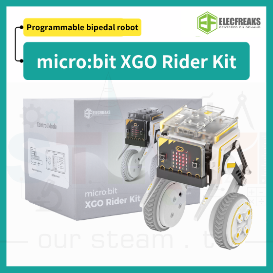 【ELF153】micro:bit XGO Rider Kit 世界首款 掌上型兩輪機器人套件