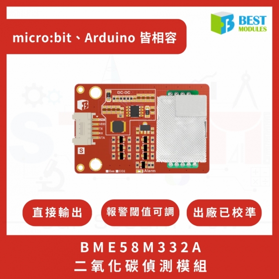 【BMC008】倍創科技 二氧化碳偵測模組