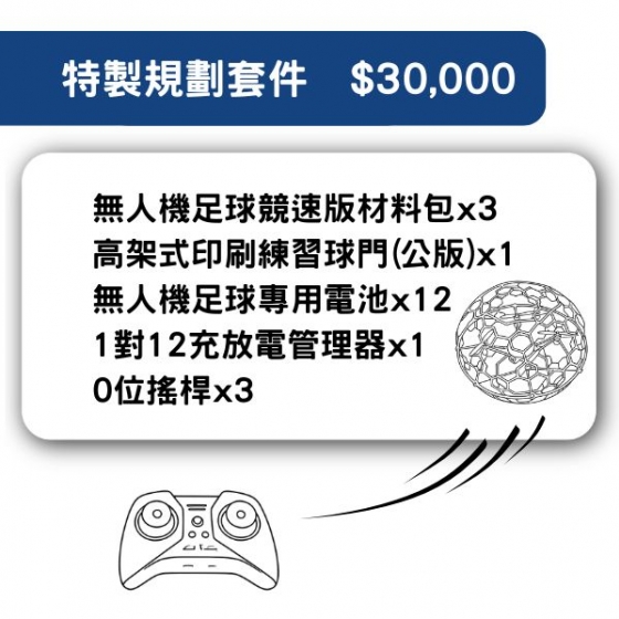 【TDA999】S4A無人機足球 特製規劃套件