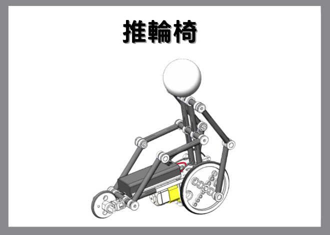 MICRO ROBOT輪系吸管機器人V3-推輪椅