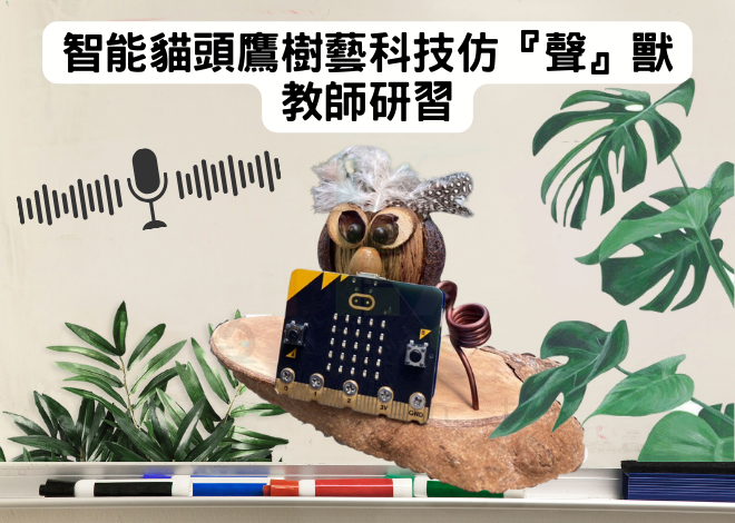 智能貓頭鷹樹藝科技仿『聲』獸 教師研習